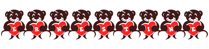 Ernestine bear logo