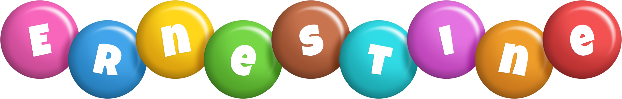 Ernestine candy logo