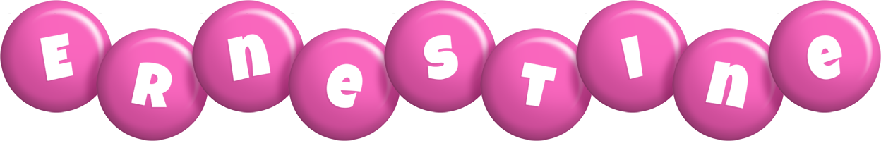 Ernestine candy-pink logo