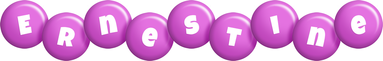 Ernestine candy-purple logo