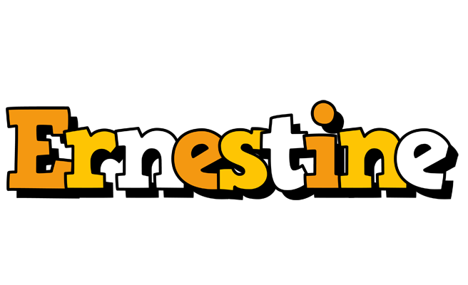 Ernestine cartoon logo