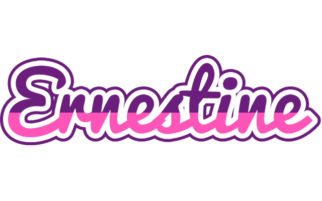 Ernestine cheerful logo