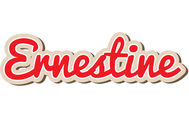 Ernestine chocolate logo