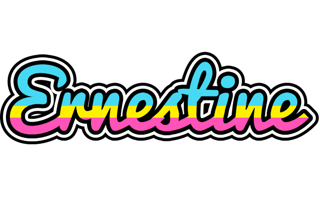 Ernestine circus logo