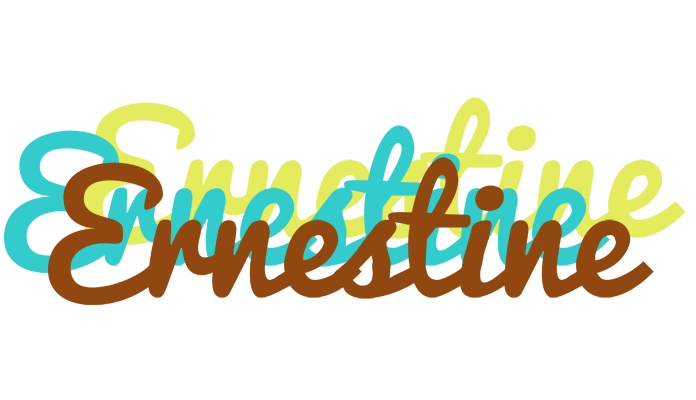 Ernestine cupcake logo