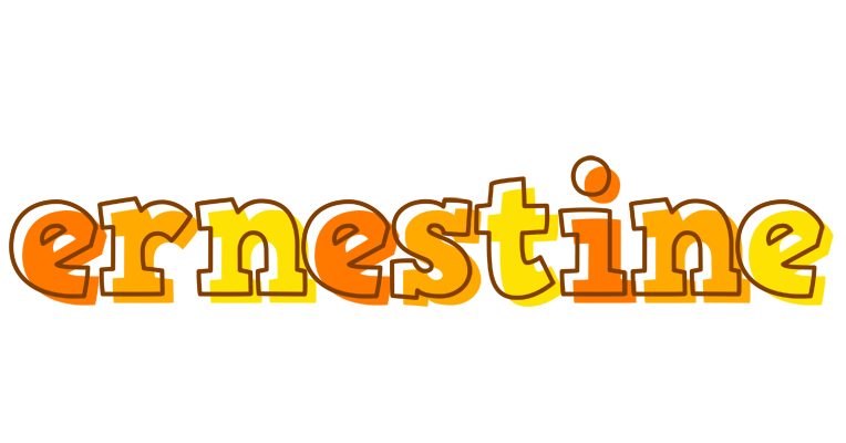 Ernestine desert logo