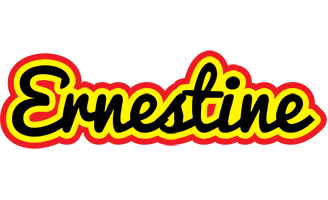 Ernestine flaming logo