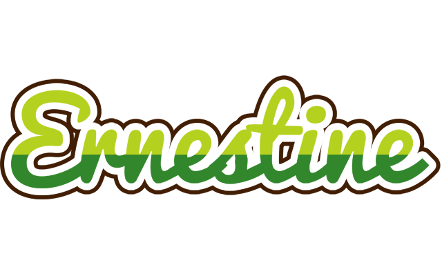 Ernestine golfing logo