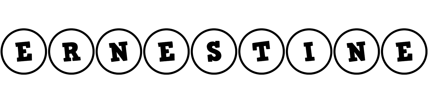 Ernestine handy logo