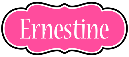 Ernestine invitation logo