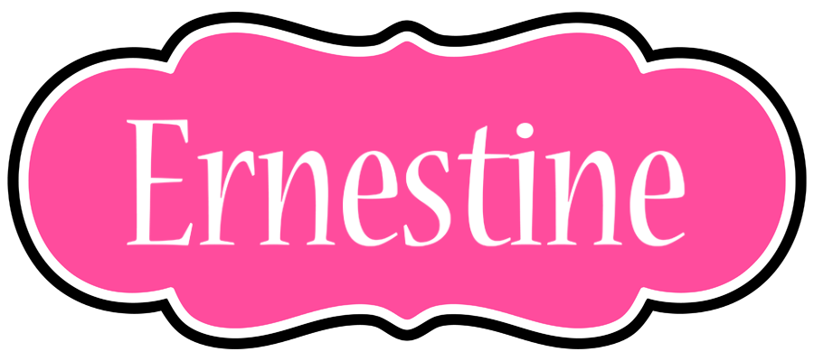 Ernestine invitation logo