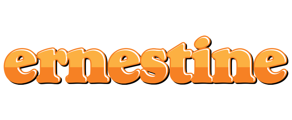 Ernestine orange logo
