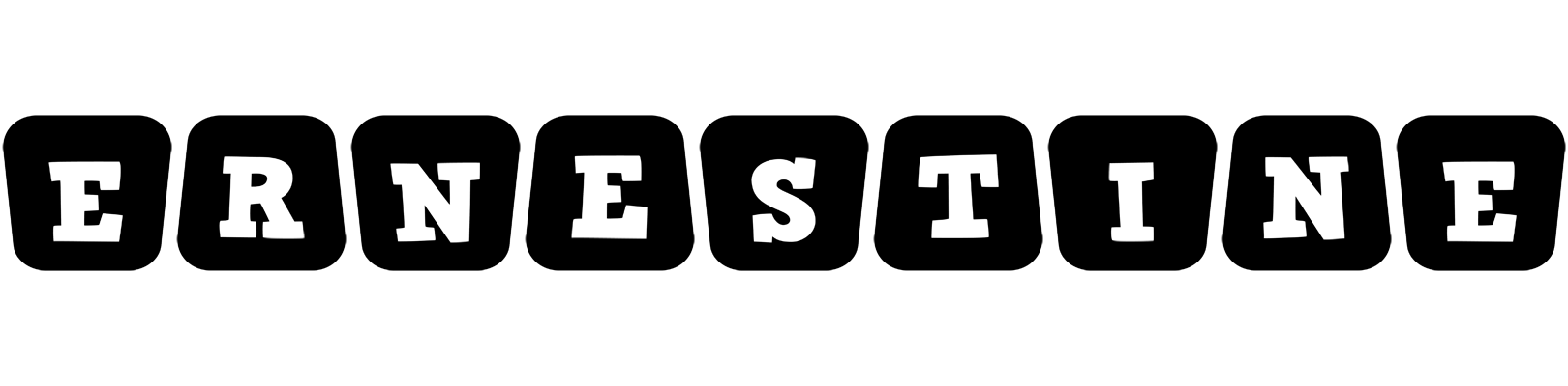 Ernestine racing logo