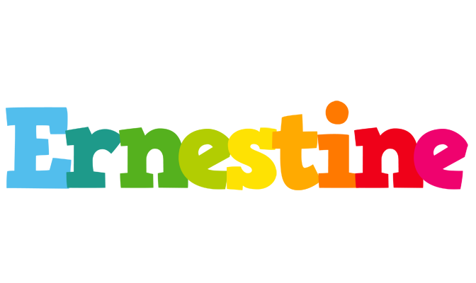 Ernestine rainbows logo