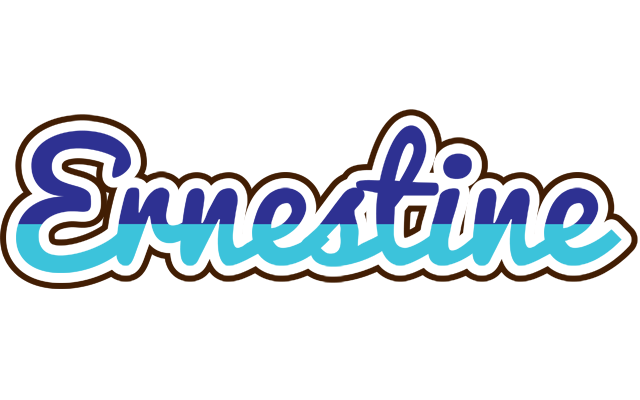 Ernestine raining logo