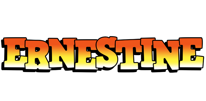 Ernestine sunset logo