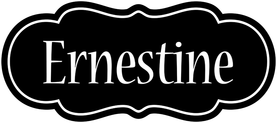 Ernestine welcome logo