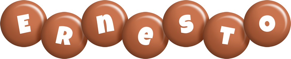 Ernesto candy-brown logo