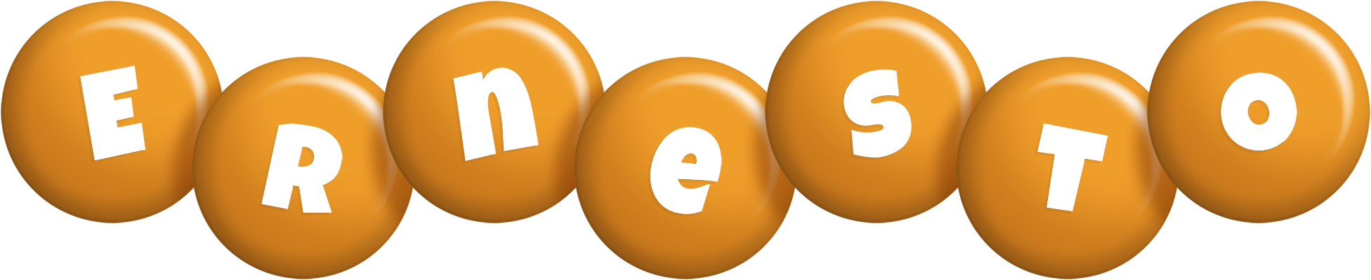 Ernesto candy-orange logo