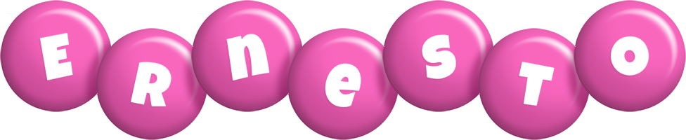 Ernesto candy-pink logo
