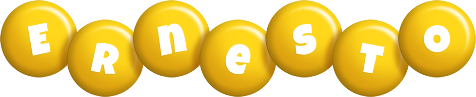 Ernesto candy-yellow logo