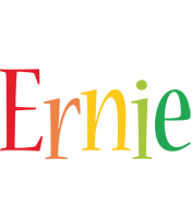 Ernie birthday logo