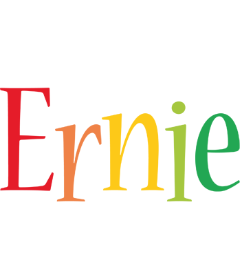 Ernie birthday logo