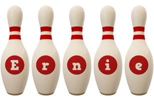 Ernie bowling-pin logo