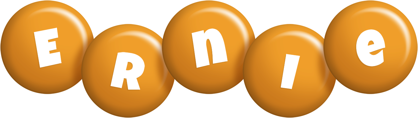 Ernie candy-orange logo