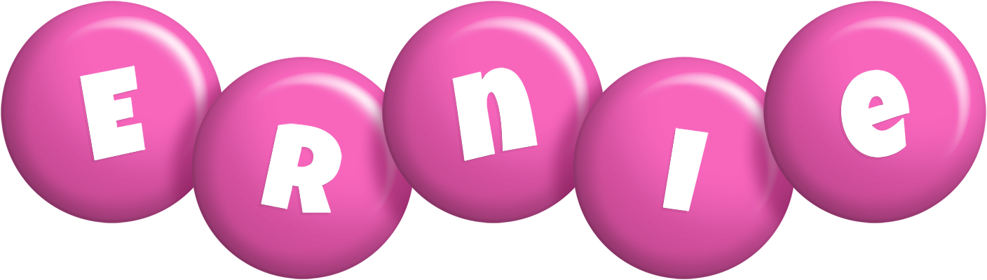 Ernie candy-pink logo