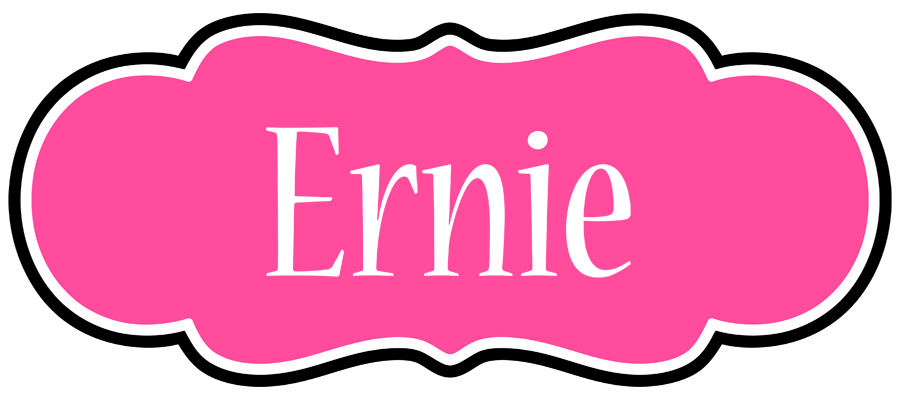 Ernie invitation logo