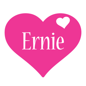 Ernie love-heart logo