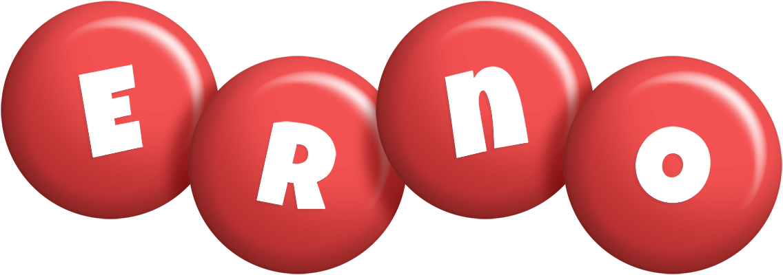 Erno candy-red logo
