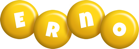 Erno candy-yellow logo