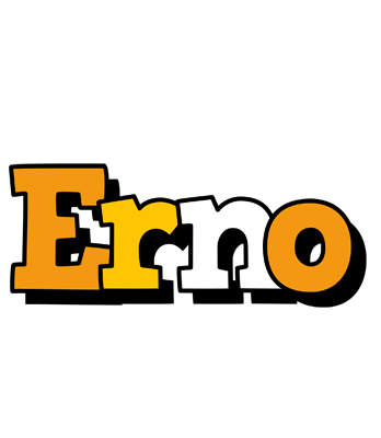 Erno cartoon logo