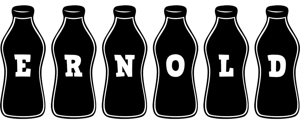 Ernold bottle logo