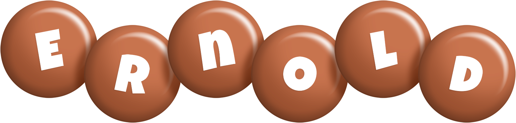 Ernold candy-brown logo
