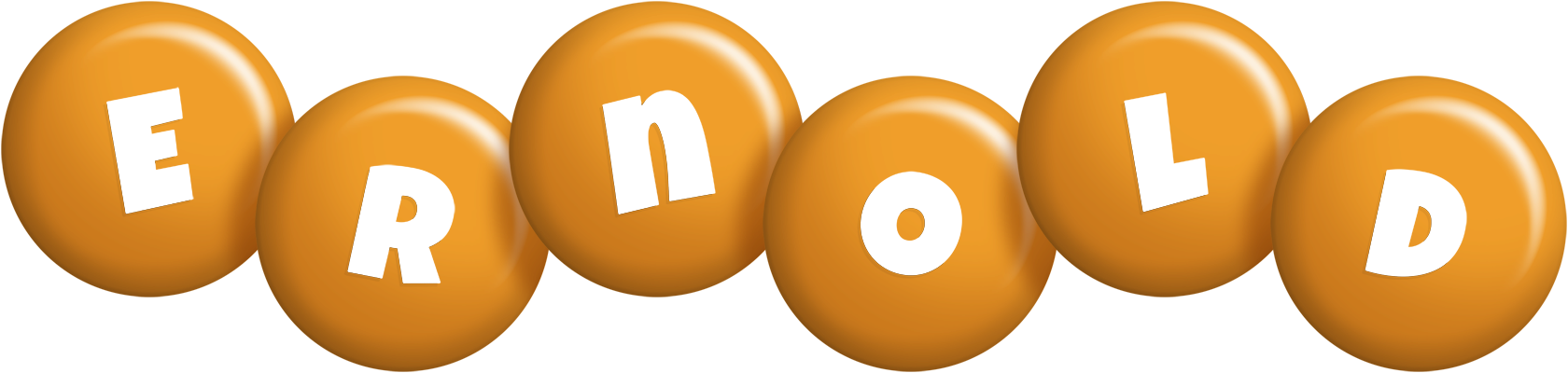 Ernold candy-orange logo