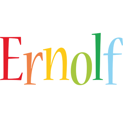 Ernolf birthday logo