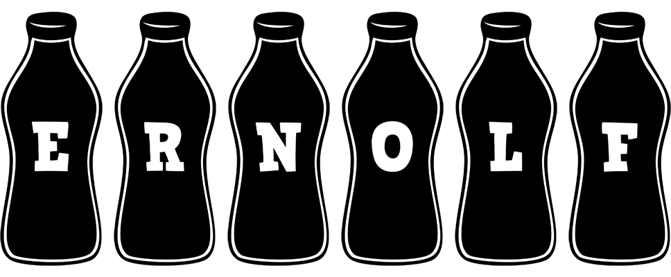 Ernolf bottle logo