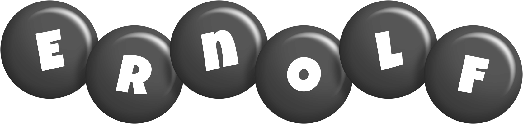 Ernolf candy-black logo