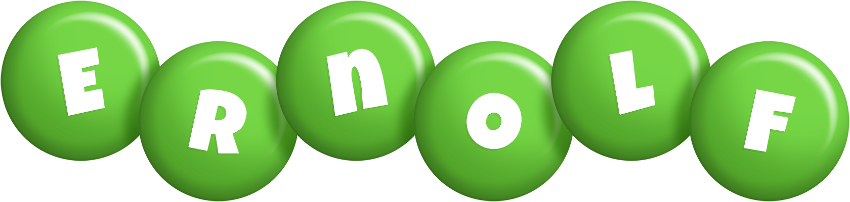 Ernolf candy-green logo