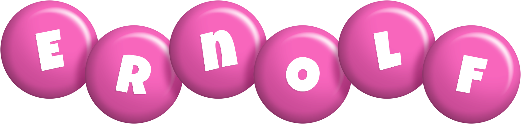 Ernolf candy-pink logo