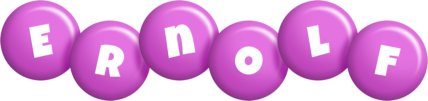 Ernolf candy-purple logo