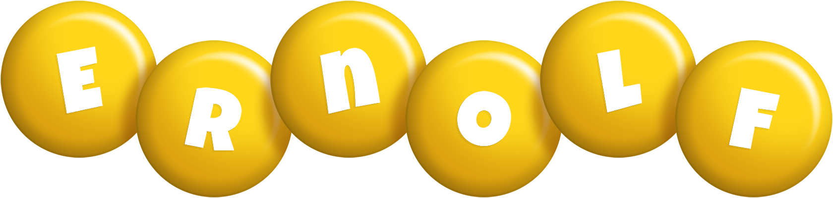 Ernolf candy-yellow logo