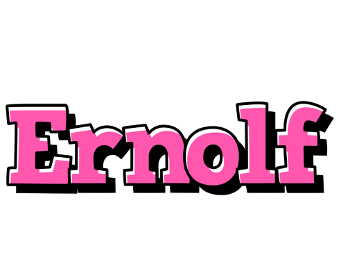 Ernolf girlish logo