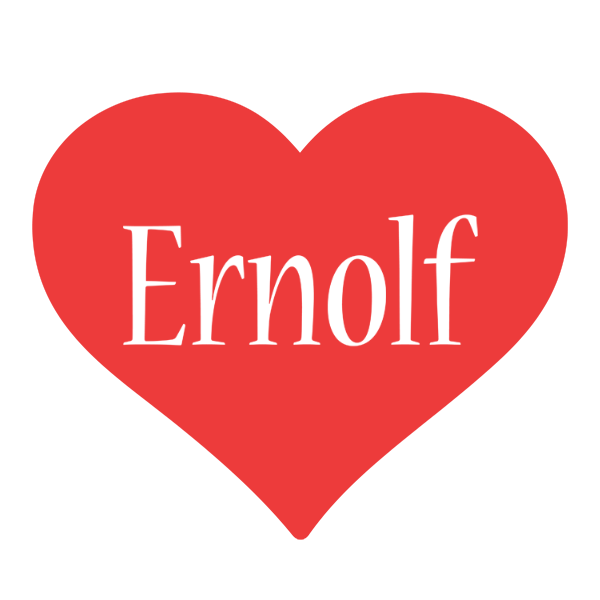 Ernolf love logo
