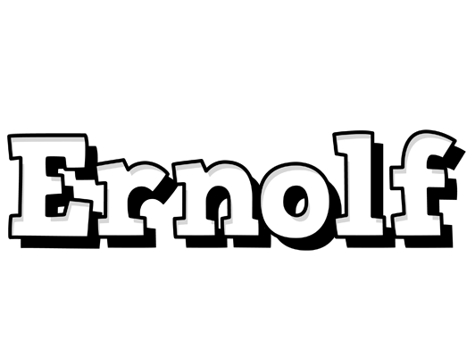 Ernolf snowing logo