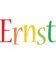 Ernst birthday logo
