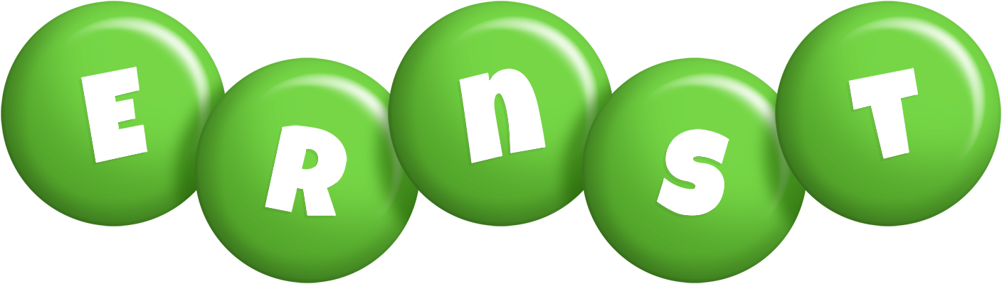 Ernst candy-green logo